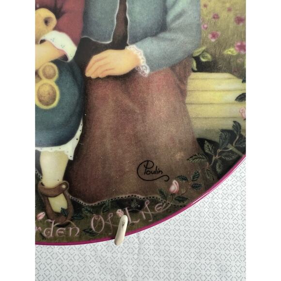 Bradford Exchange 1995 Sisters Are Blossoms First Issue Kindred Moments Plate - Picture 7 of 8